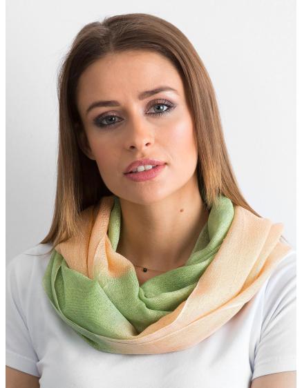 Női Glitter sál MARIE barack zöld
