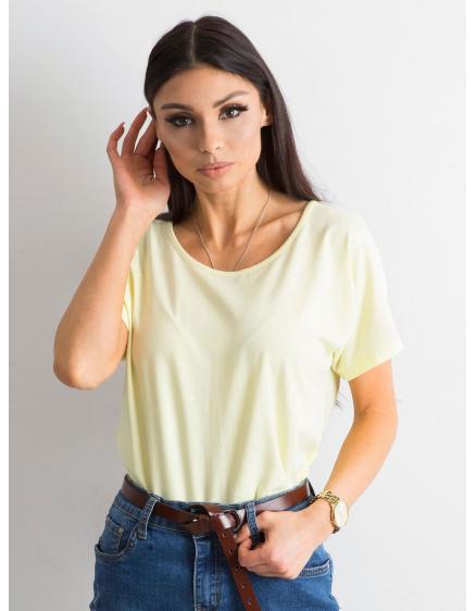 Dámske tričko FLOW light yellow