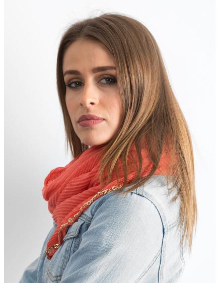 Női sál ETHEREAL korall
