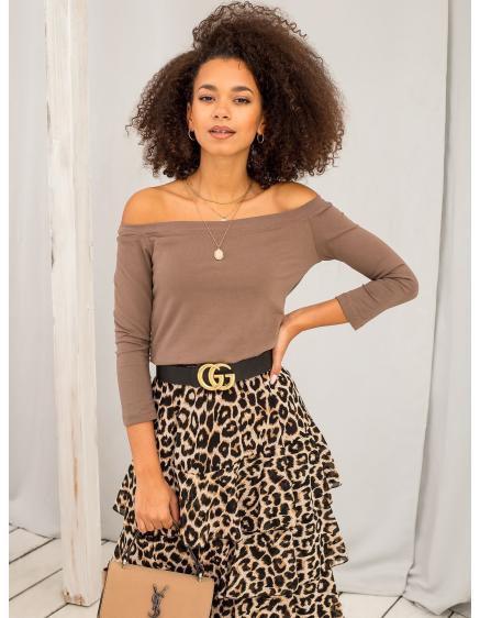 Dámská halenka LIVE hnědá 