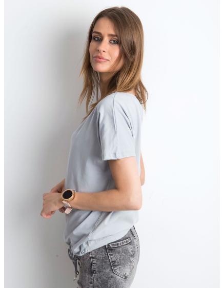 Női CURIOSITY póló világosszürke