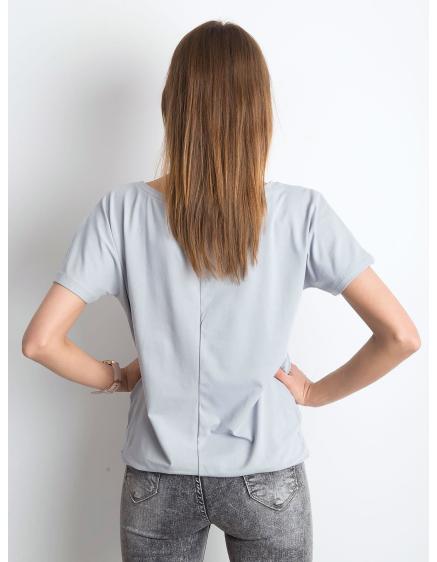 Női CURIOSITY póló világosszürke