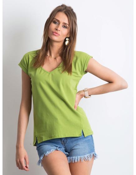 Női póló VIBES világoszöld