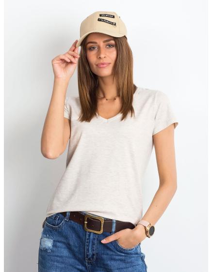 Női póló SQUARE bézs