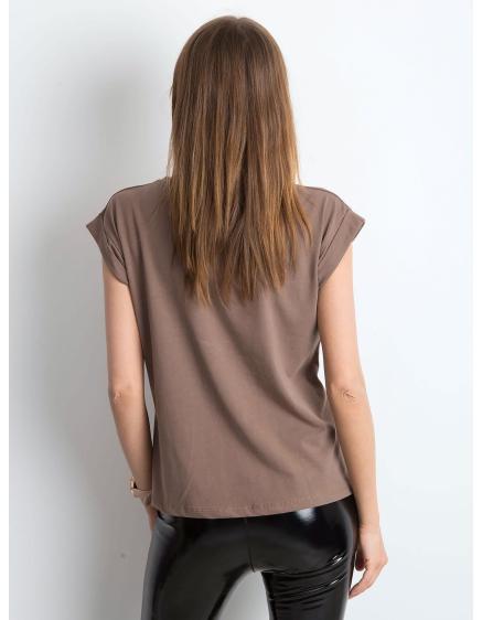 Női póló REVOLUTION világosbarna