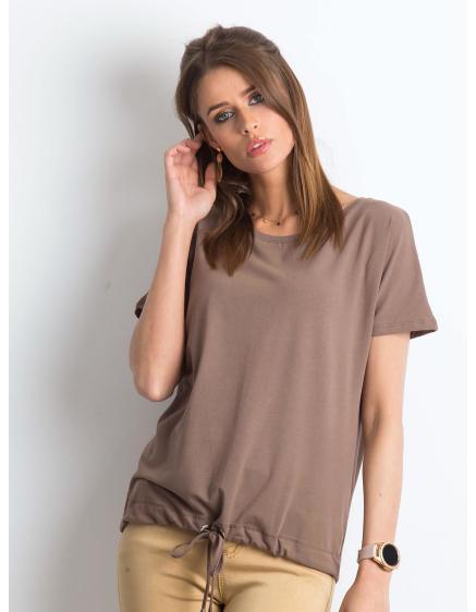 Női póló CURIOSITY barna