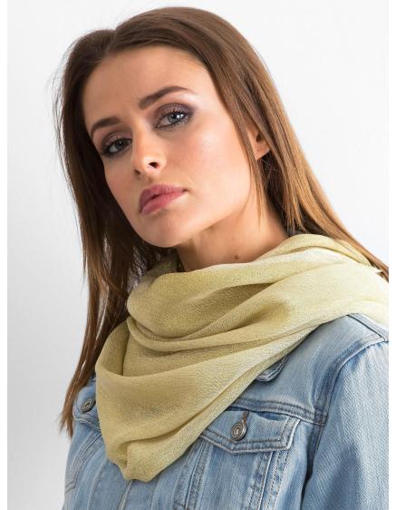 Női sál csillogó SYLVA arany bézs