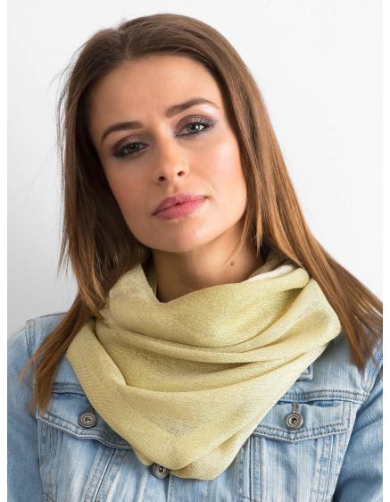 Női sál csillogó SYLVA arany bézs