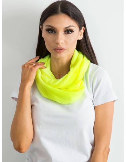 Dámsky šál FLUO žltý