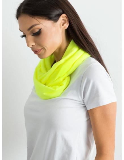 Dámsky šál FLUO žltý