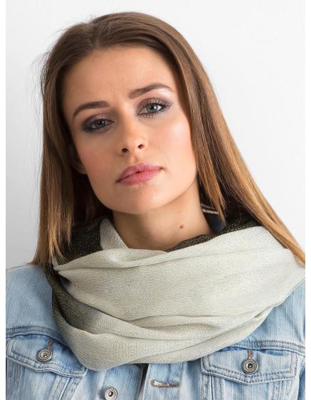 Női sál KELIA fekete/szürke