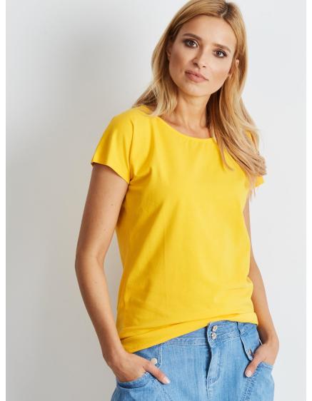 Dámské tričko CIRCLE tmavě žluté 
