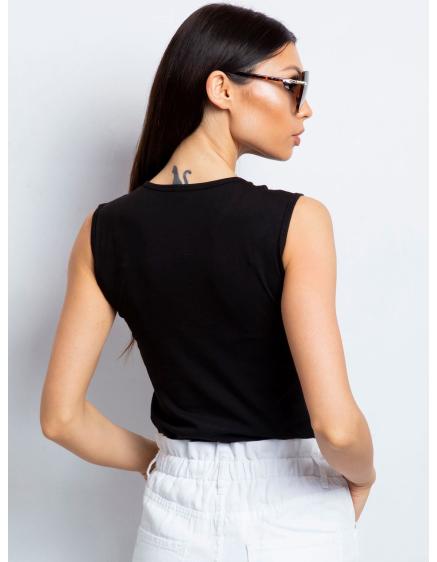 Női felső FEKETE FELSZERELÉS