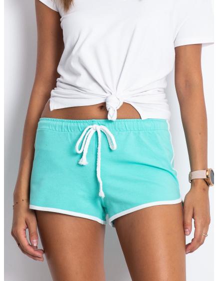 Dámske šortky POLITNESS mint