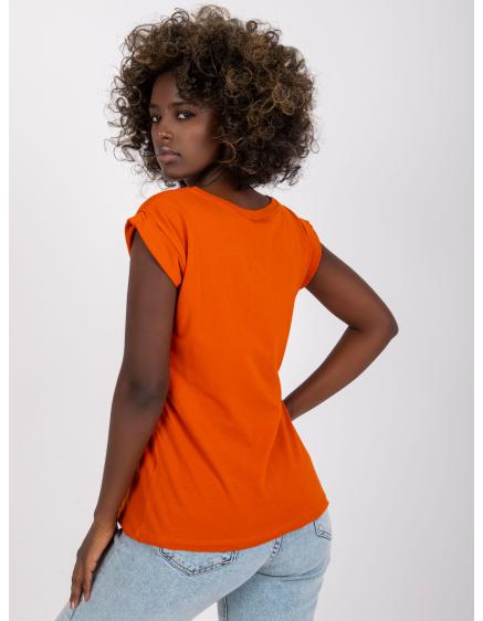 Dámské tričko REVOLUTION tmavě oranžové
