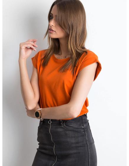 Dámské tričko REVOLUTION tmavě oranžové