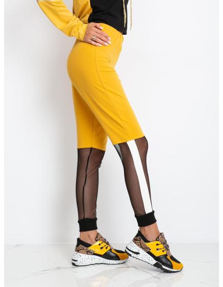 Dámské kalhoty MELODY žluté