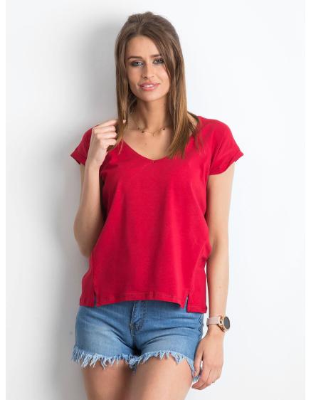 Női Maroon Vibes póló burgundi