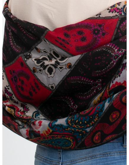 Dámsky šál s potlačou JAMARI čierna