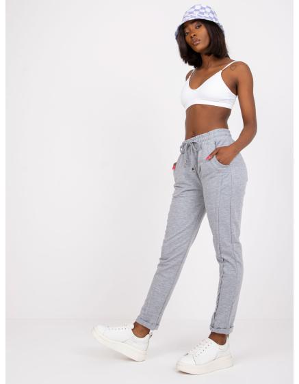 Dámske melanžové tepláky APPROACH sivé