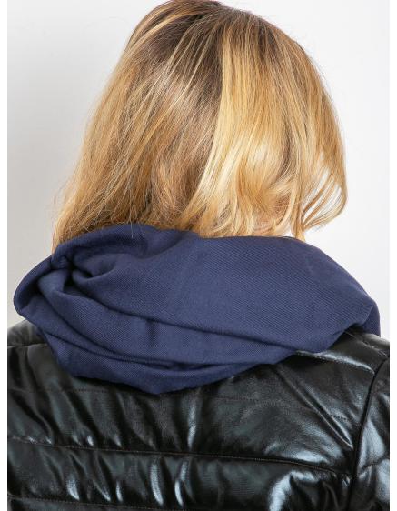 Dámský šátek s třásněmi JUAN námořnicky modrý 