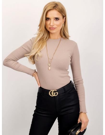 Női blúz Bianca RUE PARIS RUE PARIS sötét bézs