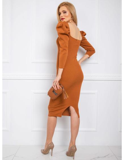 Női BRENDA ruha világosbarna