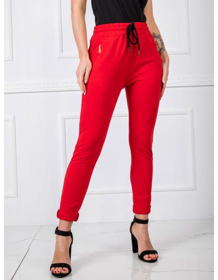 Női nadrág BUNNY piros