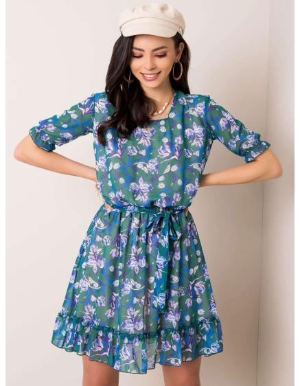 Női ruha JANE sötétzöld