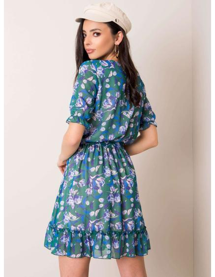 Női ruha JANE sötétzöld