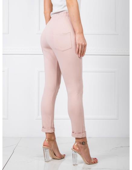 Női nadrág BUNNY por rózsaszínű