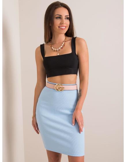 Dámska sukňa Luna RUE PARIS light blue