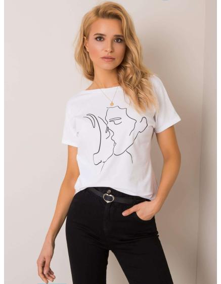 Női póló Kiss RUE PARIS fehér