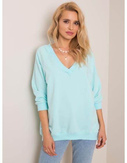 Dámska mikina Sally RUE PARIS mint green