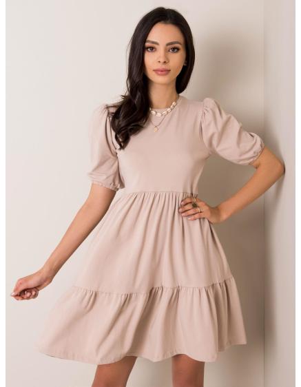 Női Perla RUE PARIS ruha bézs színben