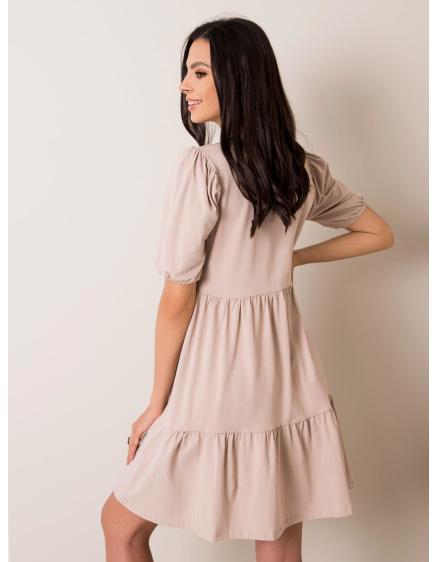 Női Perla RUE PARIS ruha bézs színben