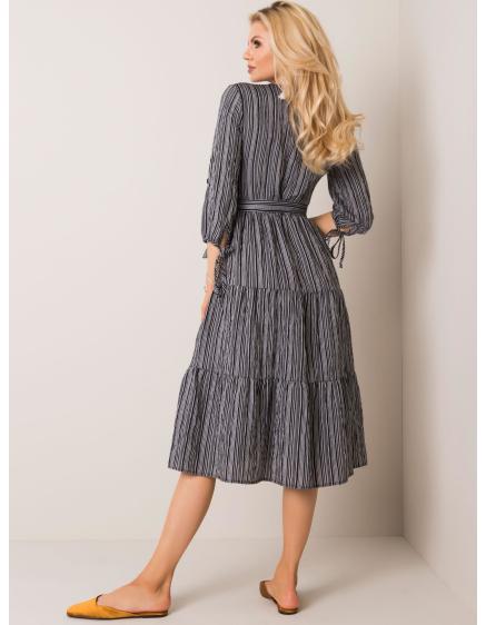 Dámské šaty HANNAH šedočerné 