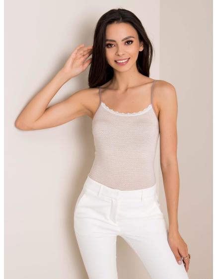 Dámsky top FOLLOW beige