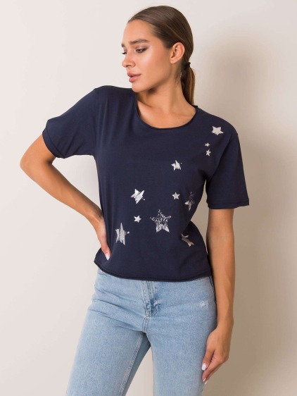 Dámske tričko Star FOR FITNESS navy blue