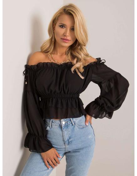 Dámska blúzka Adelle OCH BELLA čierna