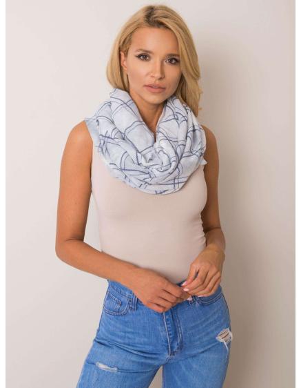 Szürke kockás sál