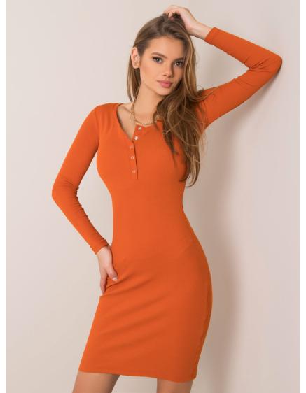 Női ruha Mercy RUE PARIS téglapiros