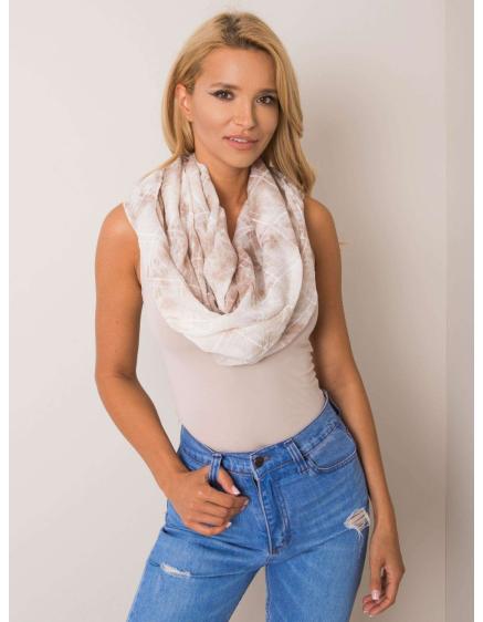 Béžový károvaný šál