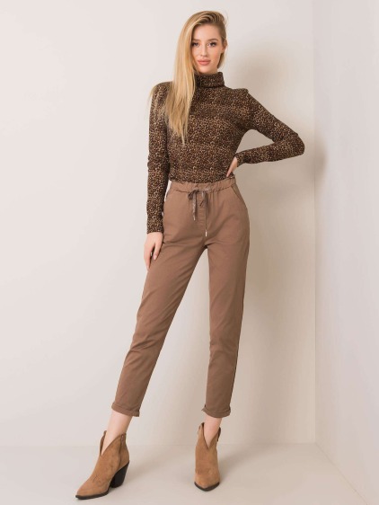 Dámske nohavice CARRIE dark beige