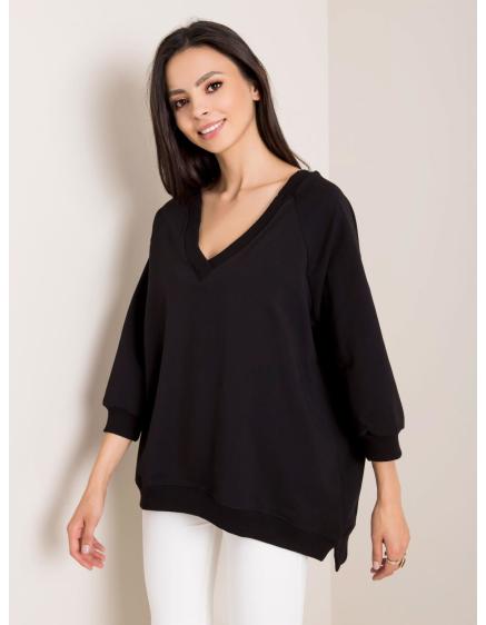 Dámska mikina Sally RUE PARIS čierna