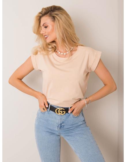 Női póló REVOLUTION sötét bézs