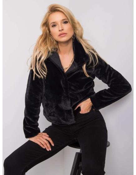 Dámska kožušinová bunda Kaya SUBLEVEL čierna