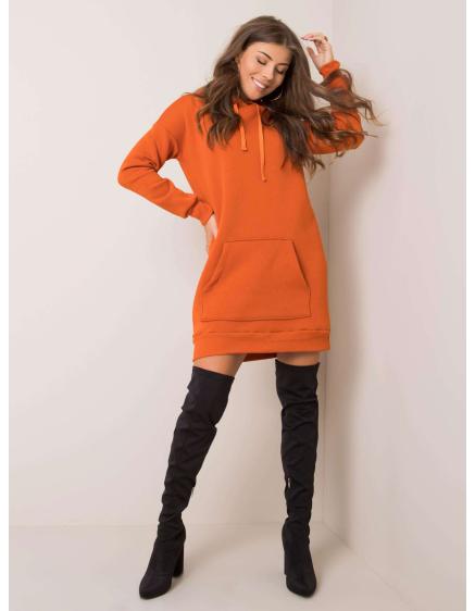 Dámske šaty Vittoria RUE PARIS dark orange