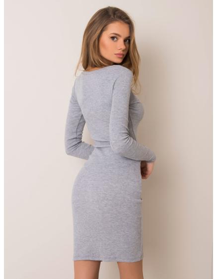 Női Mercy RUE PARIS szürke ruha szürke