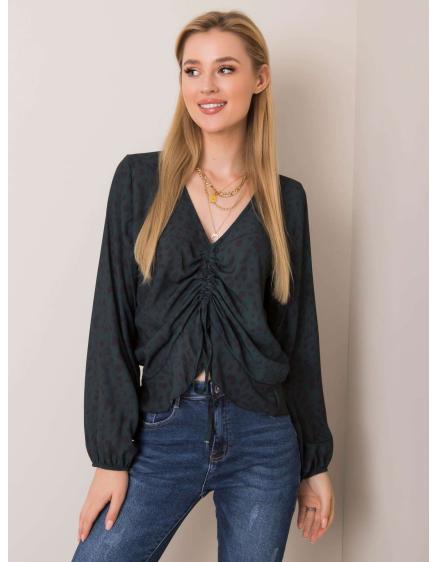 Női blúz RICARDA sötétzöld